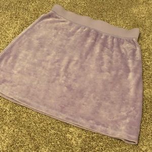 Buffalo David Bitton lilac purple plush mini skirt